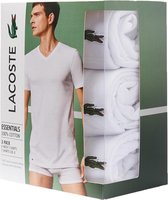 Lacoste Heren 3-pack Ondershirt - White - Maat XL