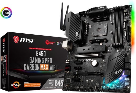 MSI B450 Gaming Pro Carbon max wifi socket AM4 ATX AMD B450 - MSI