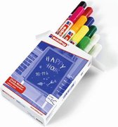 edding 4095 Krijtmarkers - Set van 10 stuks - Puntdikte van 2 - 3 mm - Ook geschikt als Raamstift