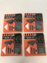 Halloween schmink - set van 4 stuks (heks)