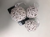 Decoratieve hangers voor in huis, wit ( 3 stuks )