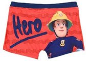 Brandweerman Sam zwembroek maat 104  Rood