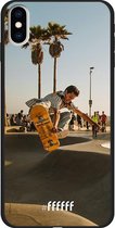 iPhone Xs Max Hoesje TPU Case - Let's Skate #ffffff