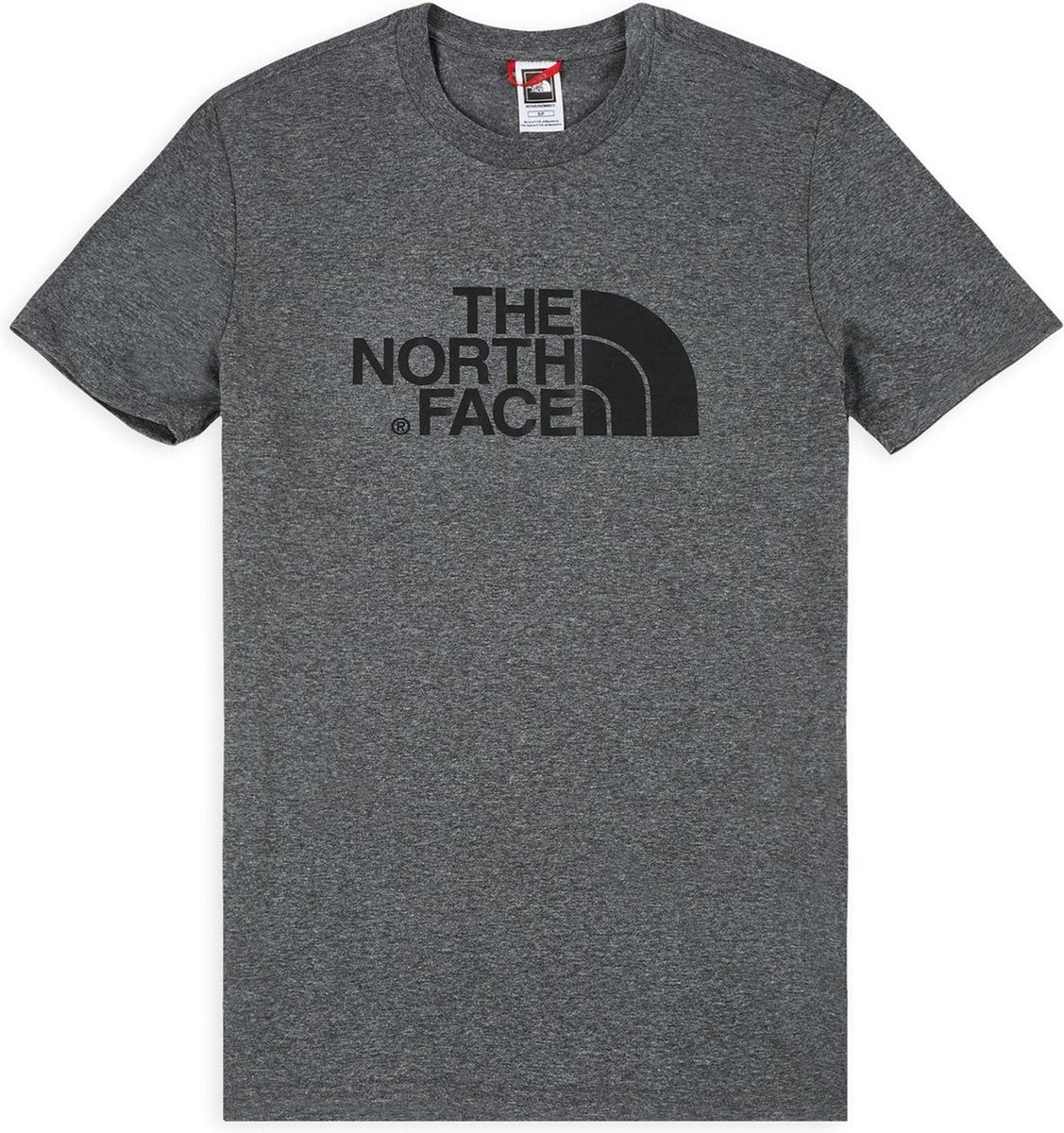 The North Face S/s Easy Tee - Eu Outdoorshirt Heren - TNF Medium Grey Heather (Std)