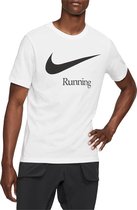 Nike Sportshirt - Maat L  - Mannen - wit,zwart