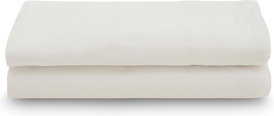 Jollein Hydrofiel Multidoek Basic 115x115cm - White - 2 Stuks van Jollein — afbeelding 3