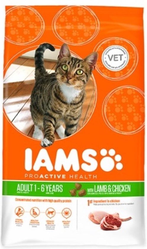 Iams Cat Adult - Lamb - Kattenvoer - 3 kg
