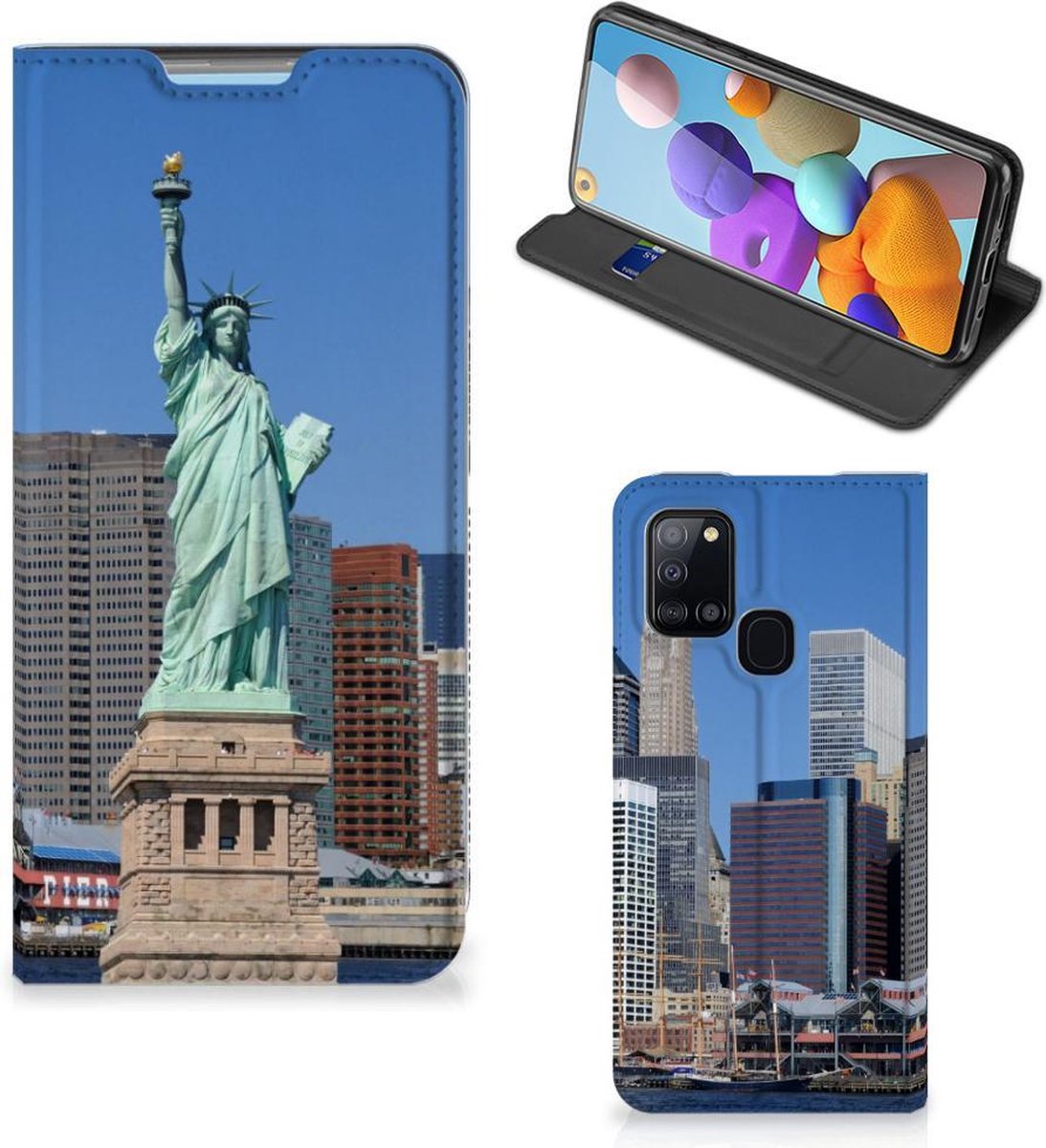 Samsung Galaxy A21s Book Cover Vrijheidsbeeld