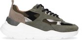 Sacha - Dames - Khaki sneakers met metallic details - Maat 37