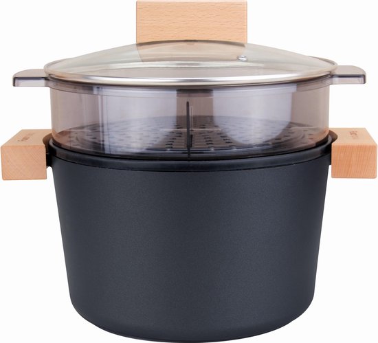 Habonne King Stoompan 20 cm dubbel 3-delig kopen? | de Expert Habonne King Stoompan 20 cm dubbel 3-delig kopen? | de Expert