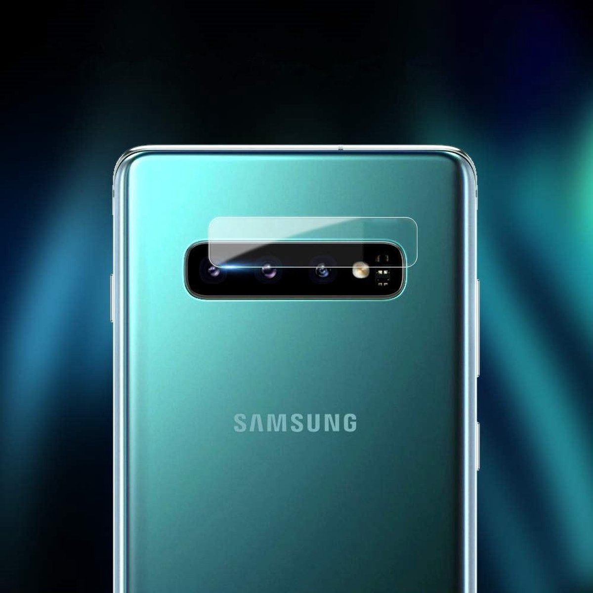Camera lens beschermer voor Samsung Galaxy S10 - gehard glas - transparant
