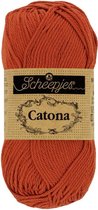 Scheepjes Catona 50 gram - 388 Rust