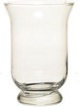 Kelk vaas/vazen van glas 19,5 cm - Bloemen of boeketten vazen