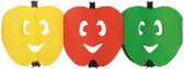 Appel fruit thema versiering slinger 3 meter - versieringen/feestartikelen gezondheid