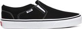 Vans Asher Canvas Heren Sneakers - Black/White - Maat 42.5