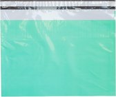 100x verzendzakken Aqua Large Liggend- 500x353mm (bxh)