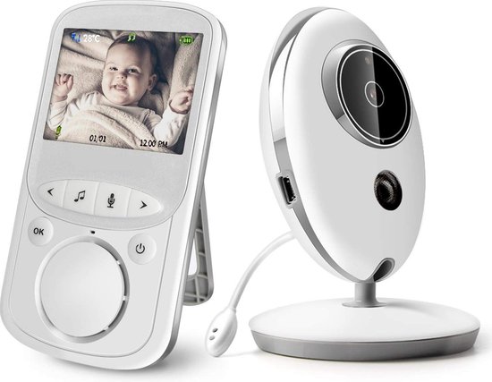 DrPhone B1 - Baby Video Monitor 2.4Ghz - 2.4 Inch Draadloos Babyfoon - 360  °... | bol.com
