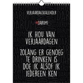 Darum verjaardagskalender - formaat 18x25 Darum verjaardagskalender - formaat 18x25