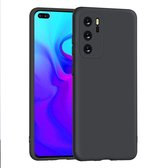 Huawei P40 zwart Backcover hoesje - silicone