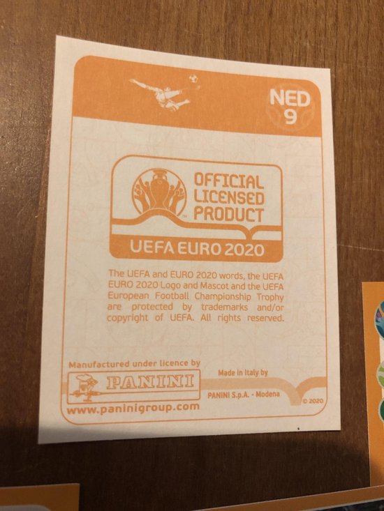 Thumbnail van een extra afbeelding van het spel Panini Euro 2020 Preview Oranje