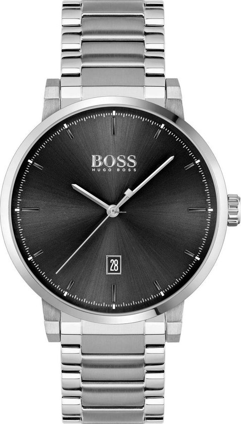 Hugo Boss 1513792 - Horloge - Mannen - Zilverkleurig- RVS - Ø mm | bol.com