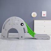 Kinderglijbaan, Glijbaan, Olifant, Groen, Grijs
