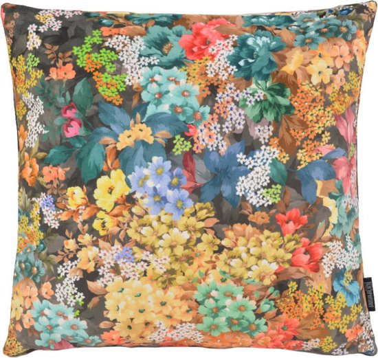 Velvet Flowers #2 Kussenhoes | Velours / Fluweel - Polyester | 45 x 45 cm