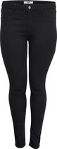 VERO MODA Dames Vmlora Hw Ss Bl Wash k Curve Noos Jeans, zwart denim, 48