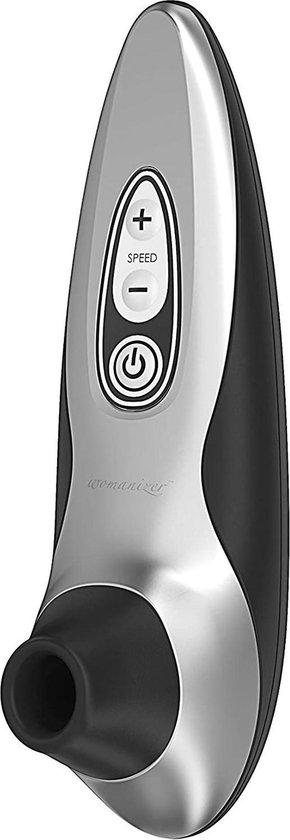 womanizer PRO 40 Black Edition oplegvibrator, clitorisstimulator 6 intensiteitsniveaus, waterdicht en gemakkelijk te gebruiken