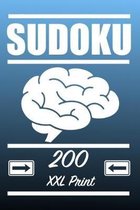 Sudoku: 200 Easy Sudoku XXL print, one Page one Sudoku Easy Version, for children and beginners. Enjoy traveling in car