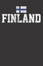 FINLAND Notebook Journal: FINLAND Notebook Journal College Ruled 6 x 9 120 Pages