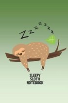 Sleepy Sloth Notebook