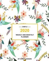 Simple 2020 Weekly And Monthly Planner