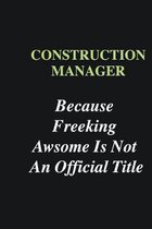 Construction Manager Because Freeking Awsome is Not An Official Title: Writing careers journals and notebook. A way towards enhancement