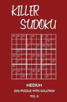 Killer Sudoku Medium 200 Puzzle With Solution Vol 6