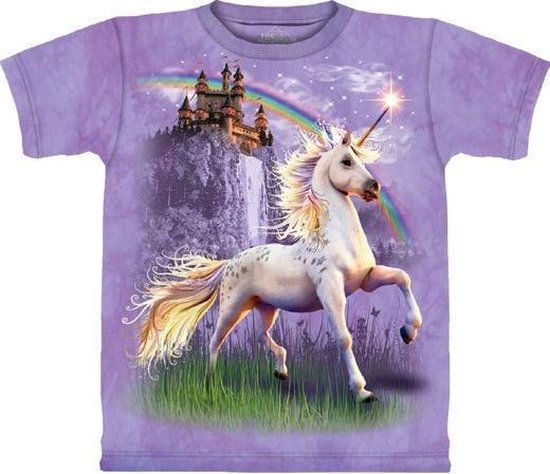 T-Shirt Mountain Artwear Unicorn Castle XL - XL