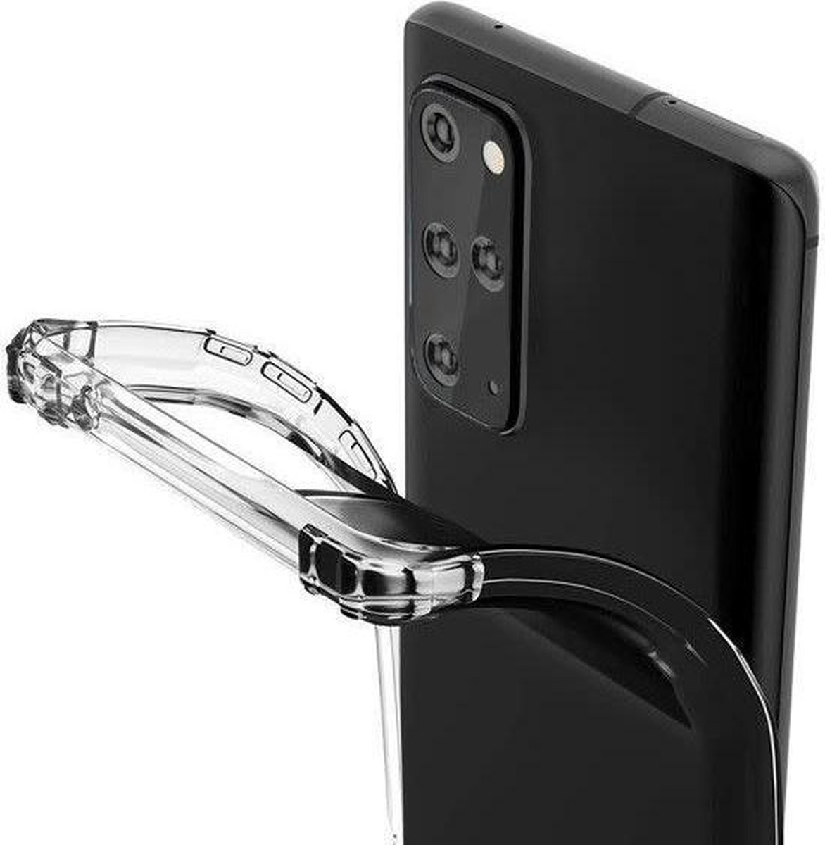 Samsung Galaxy S20 Ultra Transparant Backcover hoesje - Anti schok