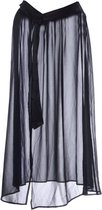 Jawbreaker Lange rok -XXL- Vamped chiffon Zwart