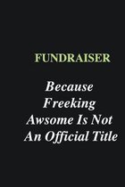 Fundraiser Because Freeking Awsome is Not An Official Title: Writing careers journals and notebook. A way towards enhancement