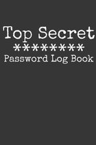 Top Secret Password Log Book