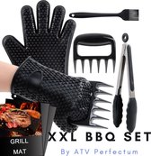 ATV PERFECTUM BBQ XXL SET – 11 delig –  inclusief 5 BBQ MATJES Complete Bbq set – Bbq accessoires – bbq tang – barbecue accessoires - barbecue setbbq vlees klauwen – meat claws – b