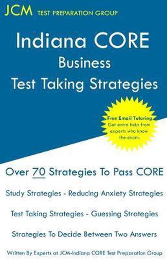 Indiana CORE Business - Test Taking Strategies - cover