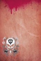 Bloody evil skull notebook 2
