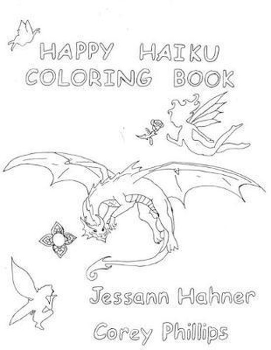 Happy Haiku Coloring Book - cover