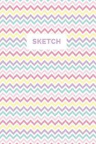 Sketch: 110-Page 6''x9'' Sketchbook for Art, Doodling, and Drawing - A Kawaii Unicorn, Cupcakes and Doodle Rainbows Notebook for