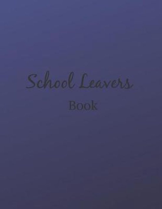 School leavers Book, Saul Grady 9781081076474 Boeken