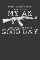 AK Gun Weapon Notebook / Journal