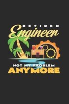Retired engineer: 6x9 Engineers - grid - squared paper - notebook - notes