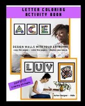 Letter Coloring Activity Book