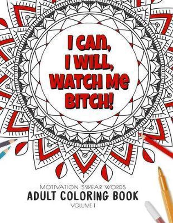 Motivational Curse Words Adult Coloring Book Collection- I C ... - cover